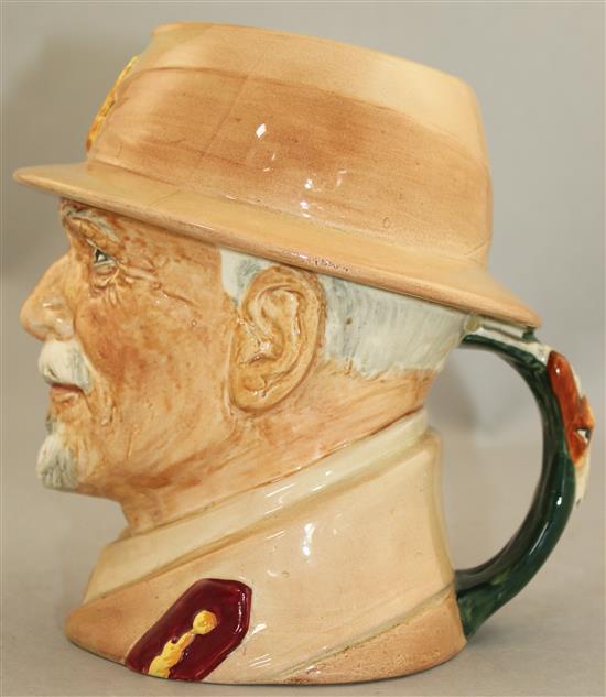 A Royal Doulton Field Marshall The Right Honourable J.C. Smuts character jug, 18cm.